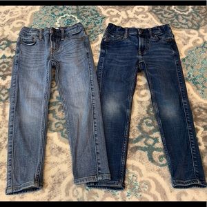 Abercrombie Kids Boys Super Skinny Jeans Lot 2 5/6